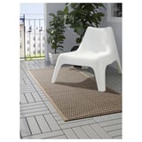 LOBBÄK Alfombra interior/exterior, beige, 2 ' 7 "x6 ' 7 "