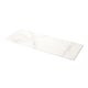 LOCKEBO Barra de cocina personalizada, blanco efecto mármol alegre/compuesto de vidrio, 1 1/8 "