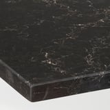 LOCKEBO Barra de cocina personalizada, negro efecto de mármol/compuesto de vidrio, 1 1/8 "