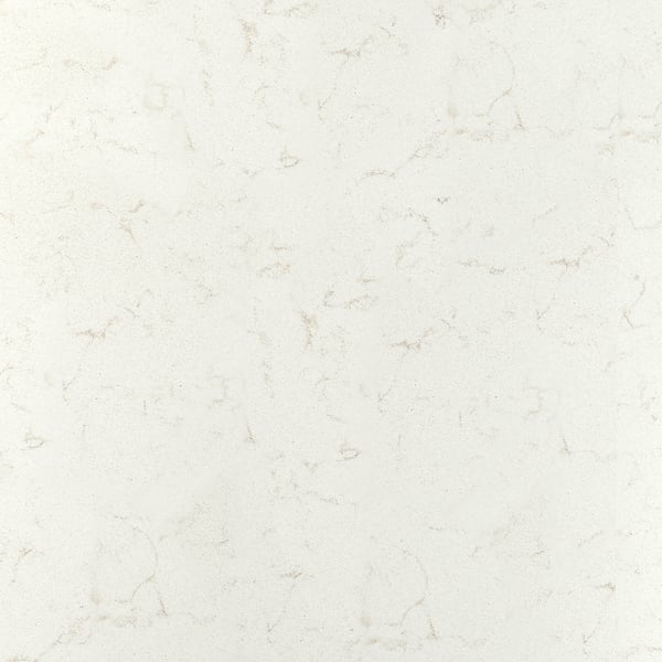 LOCKEBO Encimera de cocina personalizada, blanco/gris efecto mármol alegre/compuesto de vidrio, 1 1/8 "