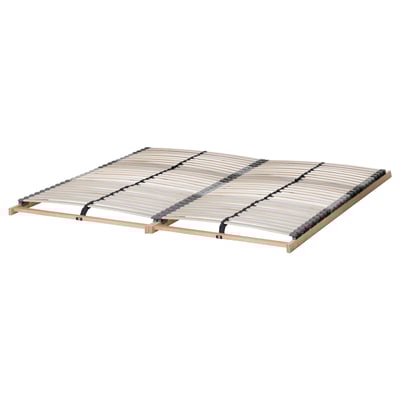 LÖNSET Base de cama con tablillas, Tamaño full/doble