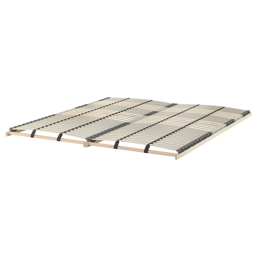 LÖNSET Base de cama con tablillas, Tamaño King