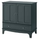 LOMMARP Gabinete, azul oscuro-verdad e, 40 1/8x39 3/4 "