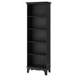 LOMMARP Librero, negro, 25 5/8x78 3/8 "