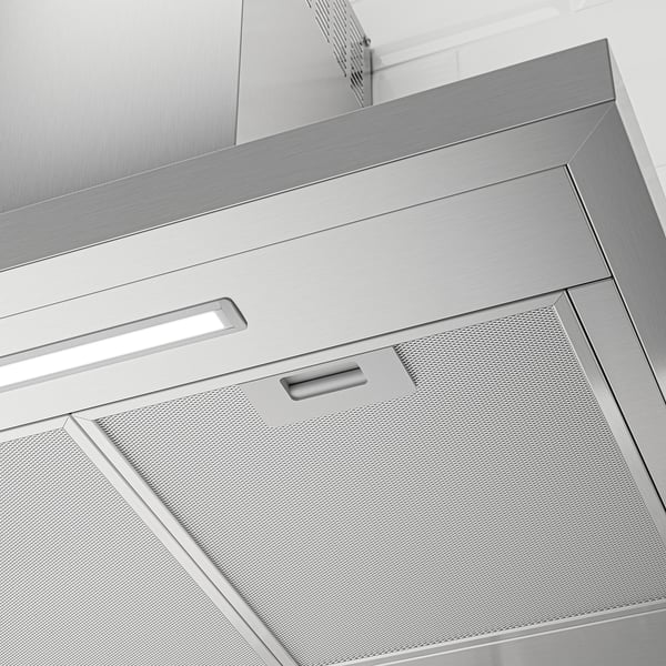 LUFTBUREN Campana extractora de pared, acero inoxidable