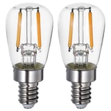 LUNNOM Bombilla LED E12 100 lúmenes, transparente