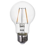LUNNOM Bombilla LED E26 150 lúmenes, globo transparente