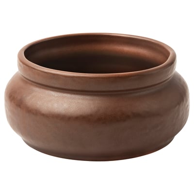 MÄVINN Tazón, marrón/cerámica, 6 ½ "