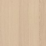 MALM Base de cama alta, chapa de roble teñida en blanco/Lönset, Tamaño King