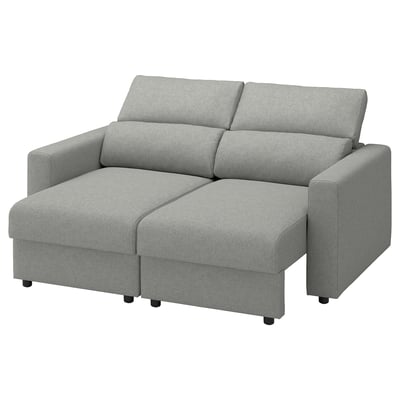 MALMKÖPING Sofá de 2 plazas, Tibbleby beige/gris