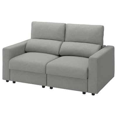 MALMKÖPING Sofá de 2 plazas, Tibbleby beige/gris