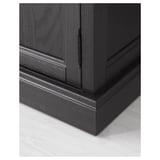 MALSJÖ Vitrina, teñido en negro, 23 5/8x15 3/4x73 1/4 "