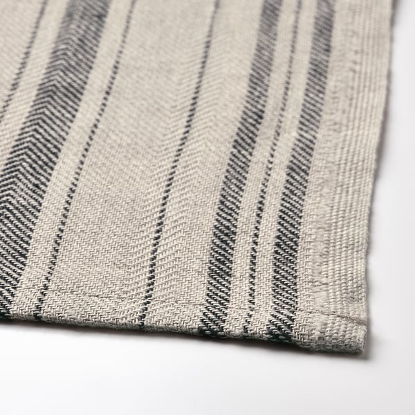 MARIATHERES Paño de cocina, lino beige/raya, 20x28 "