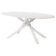 MARIEDAMM Mesa, blanco/efecto de piedra blanco, 70 7/8x39 3/8 "