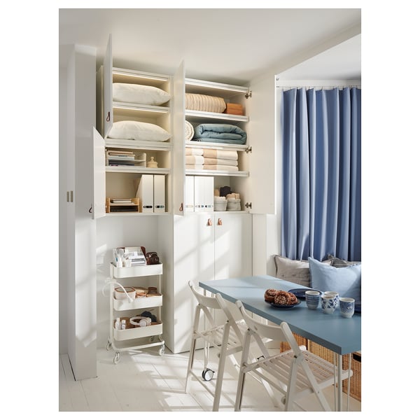 MISSMYRA Tira de luces LED armario+sensor, regulable blanco, 22 "