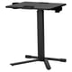 MITTZON Mesa para portátil+ruedas, negro, 26x19 5/8 "