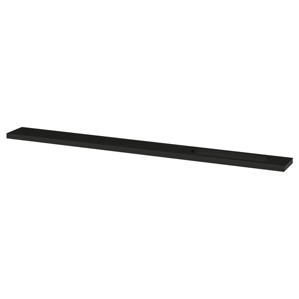 MITTZON Módulo de enchufes, negro, 47 1/4x4 3/4 "