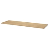 MITTZON Tablero, chapa de roble, 63x18 7/8 "