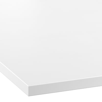 MÖCKLERYD Barra de cocina, blanco/laminado, 48 3/8x7/8 "