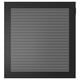 MÖRTVIKEN Puerta, negro, 23 1/2x25 1/8 "