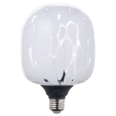 MOLNART Bombilla LED E26 240 lúmenes, tubular blanco/vidrio transparente, 5 "