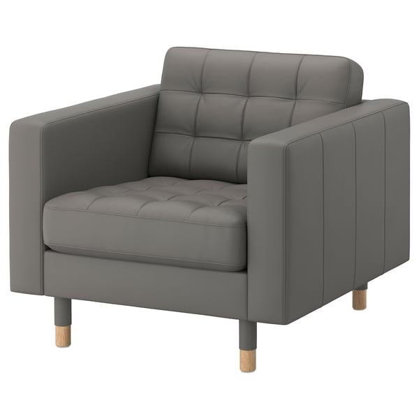 MORABO Sillón, Grann/Bomstad verde gris/madera