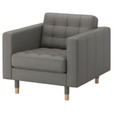 MORABO Sillón, Grann/Bomstad verde gris/madera