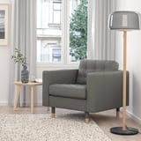 MORABO Sillón, Grann/Bomstad verde gris/madera