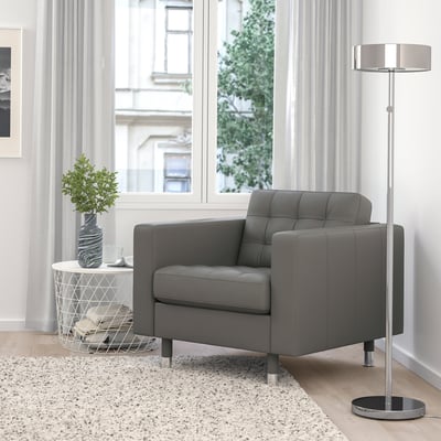 MORABO Sillón, Grann/Bomstad verde gris/metal