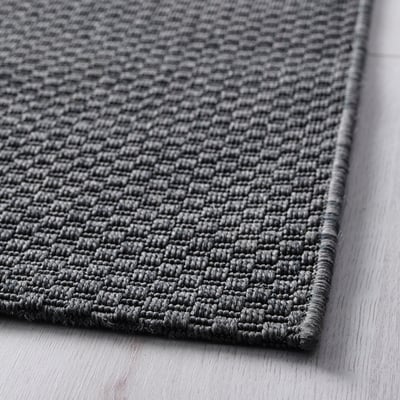 MORUM Alfombra interior/exterior, gris oscuro, 2 ' 7 "x6 ' 7 "