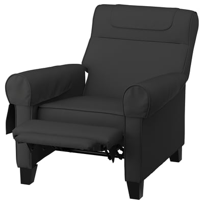 MUREN Sillón reclinable, Remmarn gris oscuro