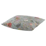 NÄSSELKLOCKA Funda de almohada, gris verde claro/multicolor, 26x26 "