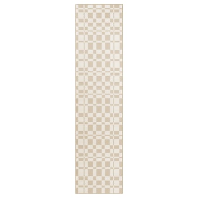 NATTÅG Mantel individual, beige/a cuadros, 1 ' 6 "x5 ' 11 "