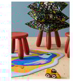 NATTHÄGER Funda para cojín, multicolor/jungla, 20x20 "