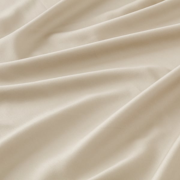 NATTJASMIN Juego de sábanas, beige claro, Tamaño twin