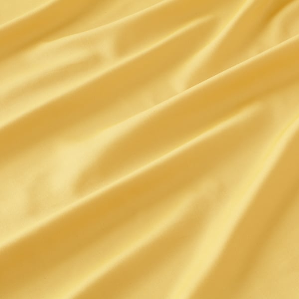 NATTJASMIN Sábana encimera, amarillo, Tamaño queen