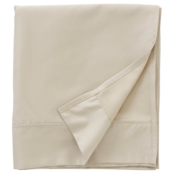 NATTJASMIN Sábana encimera, beige claro, Twin/Twin extra largo
