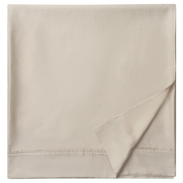 NATTJASMIN Sábana encimera, beige, Tamaño twin