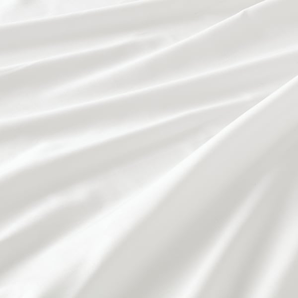 NATTJASMIN Sábana encimera, blanco, Tamaño twin