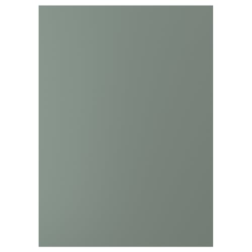 NICKEBO Panel lateral, mate gris-verde, 26x36 "