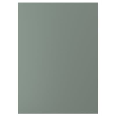 NICKEBO Panel lateral, mate gris-verde, 26x36 "