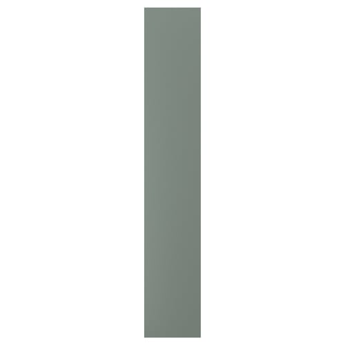 NICKEBO Panel lateral, mate gris-verde, 15x90 "