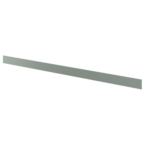 NICKEBO Plinto, mate gris-verde, 84x4 1/2 "
