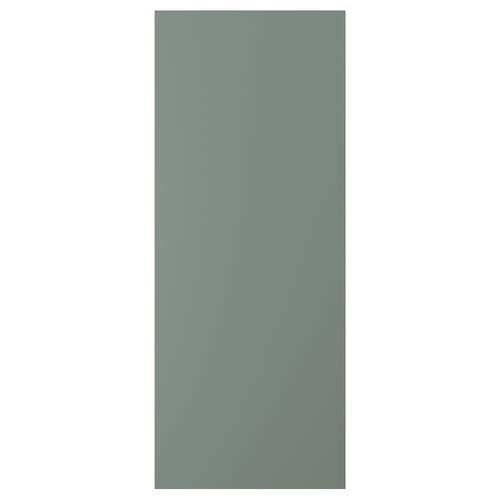 NICKEBO Puerta, mate gris-verde, 24x60 "