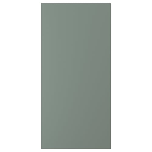 NICKEBO Puerta, mate gris-verde, 24x50 "