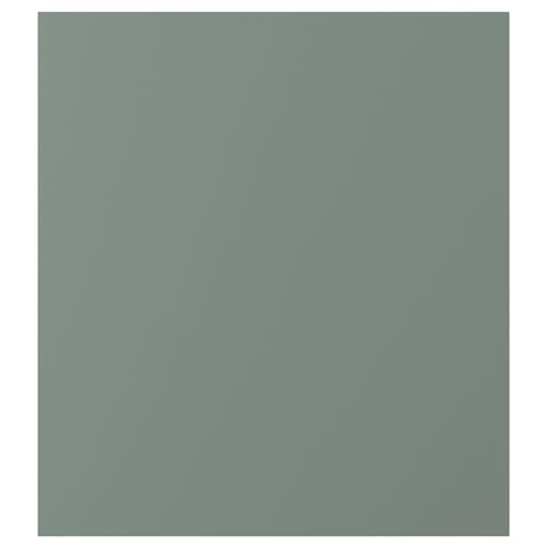 NICKEBO Puerta, mate gris-verde, 18x20 "