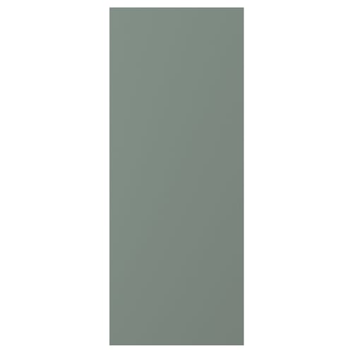 NICKEBO Puerta, mate gris-verde, 12x30 "