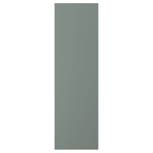 NICKEBO Puerta, mate gris-verde, 18x60 "