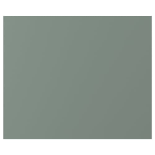 NICKEBO Puerta, mate gris-verde, 18x15 "