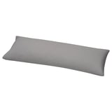 NONNEA Funda para almohada de cuerpo, gris claro, 20x50 "